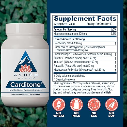 Miniatura 4 de Carditone 60 cápsulas Ayush Herbs 891501001111 Blanco 1 1