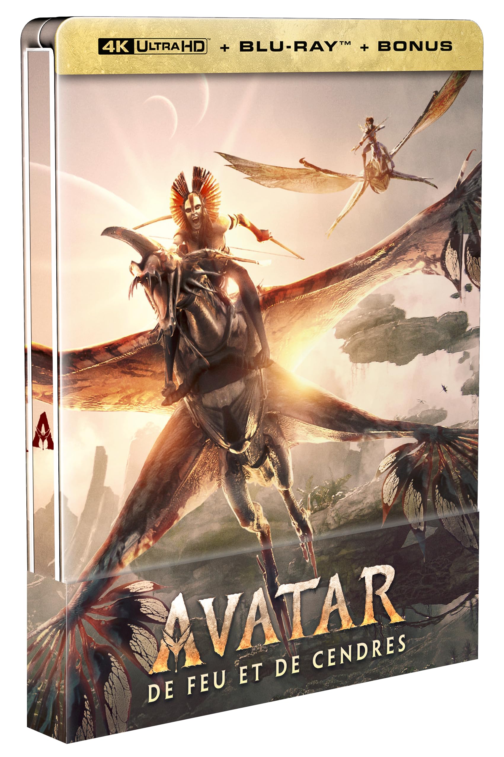 Avatar 3 : De Feu et de cendres - Combo UHD 4K + Blu-ray + blu-ray bonus - Steelbook édition limitée [HD DVD]