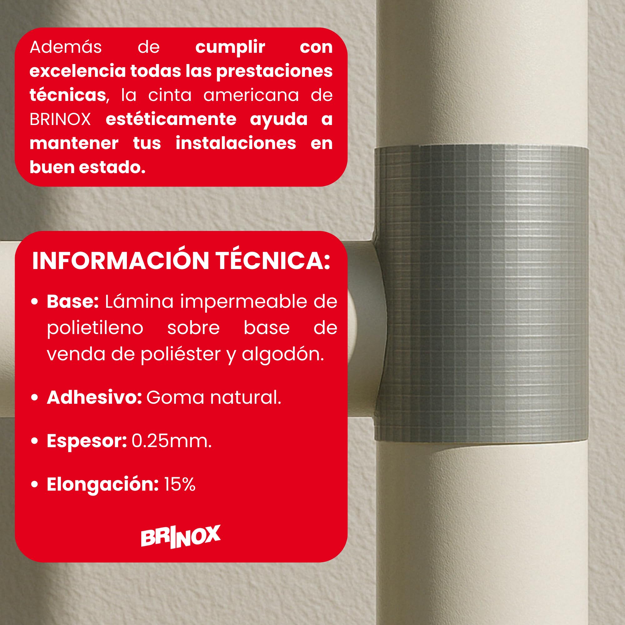 Brinox – Nastro americano, giallo, B61110A