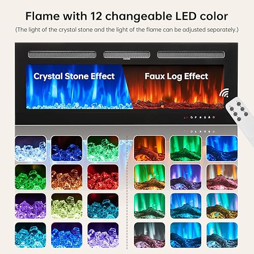 Miniatura 5 de oneinmil Soporte de TV con armarios de almacenamiento y puertas de cristal, centro de entretenimiento con estantes de vidrio ajustables, centro de