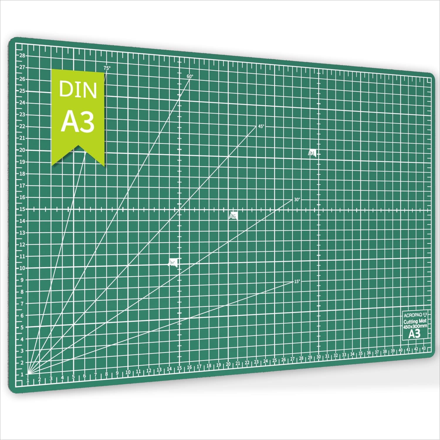 X2 Tapis Planche de Découpe Bureau Plastique dur Cutting Mat Format A3