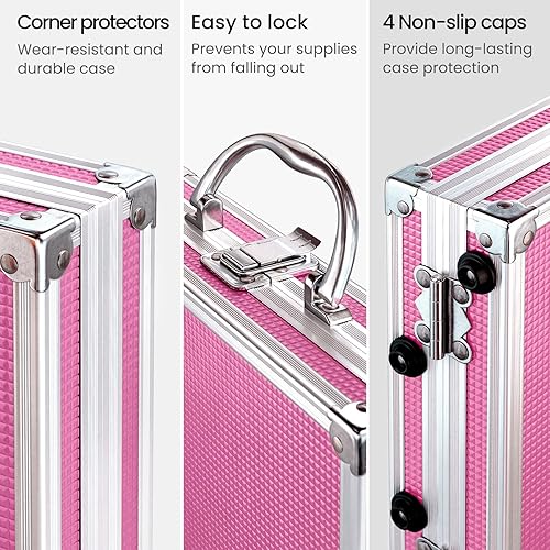 Miniatura 4 de Arteza Kids Kit de pintura y dibujo paquete de 75 piezas para artistas 18 mini lápices de colores 16 pasteles de acuarela 14 pasteles al óleo y 14