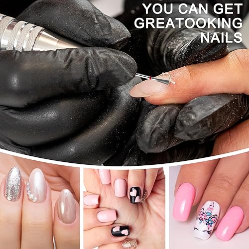 Miniatura 7 de 2 brocas de diamante para uñas de carburo cónico micro cutículas, brocas eléctricas rusas para limpiar debajo de las uñas, piel muerta y cutícula,