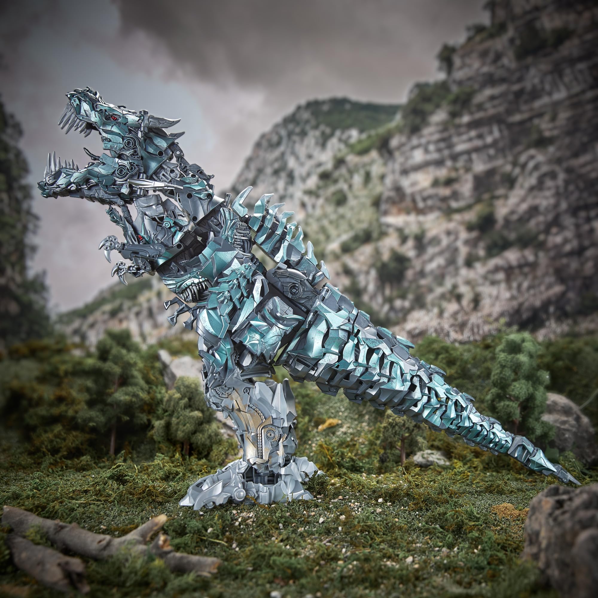 Transformers Studio Series, L'era dell'estinzione, Grimlock, action figure convertibile collezionabile Titan Class da 38 cm, dai 15 anni in su