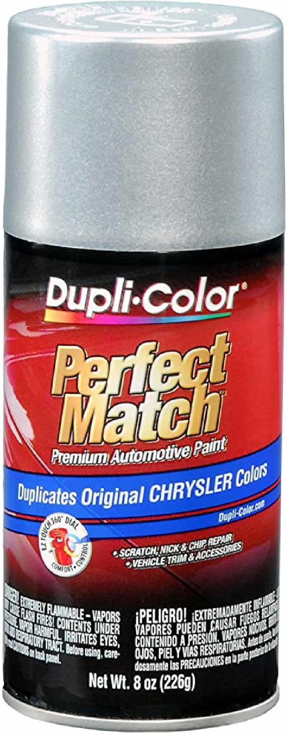 Dupli-Color EBCC0410 Perfect Match Automotive Spray Paint – Chrysler Bright Silver Metallic, PS2 – 8 oz. Aerosol Can
