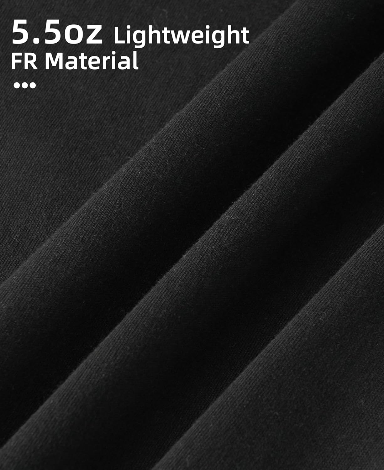 BOCOMAL FR Hoodie Shirt 5.5oz Lightweight Flame Resistant Work Shirt Long Sleeve NFPA 2112 CAT2 - Image 6