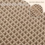Rvolst Bath Mat Rug for Bathroom Waffle Woven Bathroom Mat Super Absorbent Machine Washable Non Slip Farmhouse Boho Bathroom Rug 46x77cm Brown