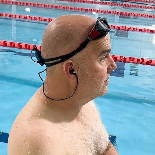 Miniatura 3 de Swimbuds audífonos y reproductor de MP3 STRYN de 8GB impermeable con función aleatoria