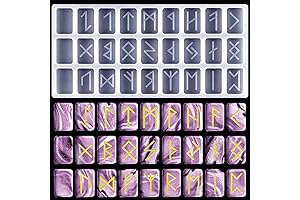 Rune Stone Resin Mold: Craft Your Own Rune Symbols with Ease