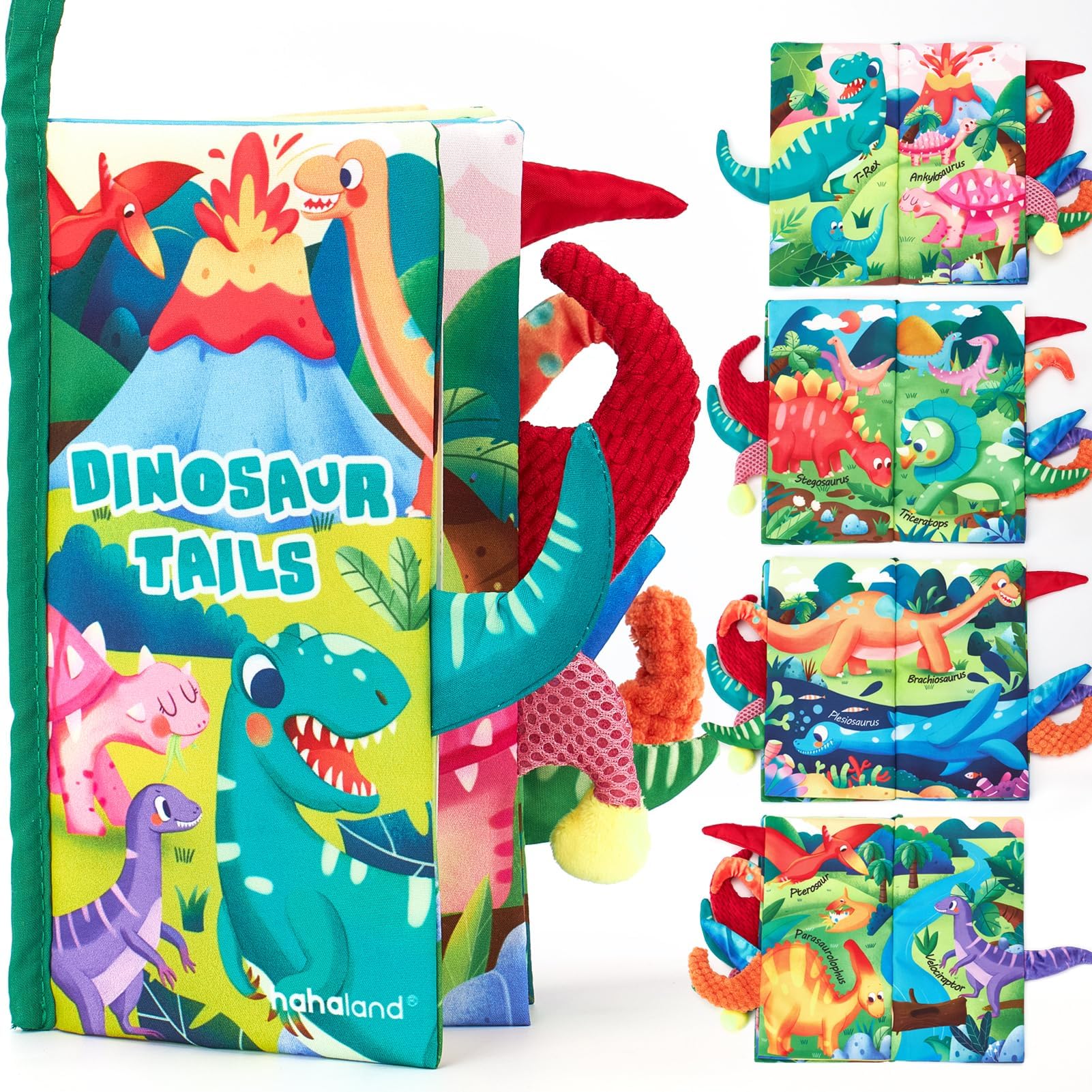 Baby First Cloth Book Dinosaur