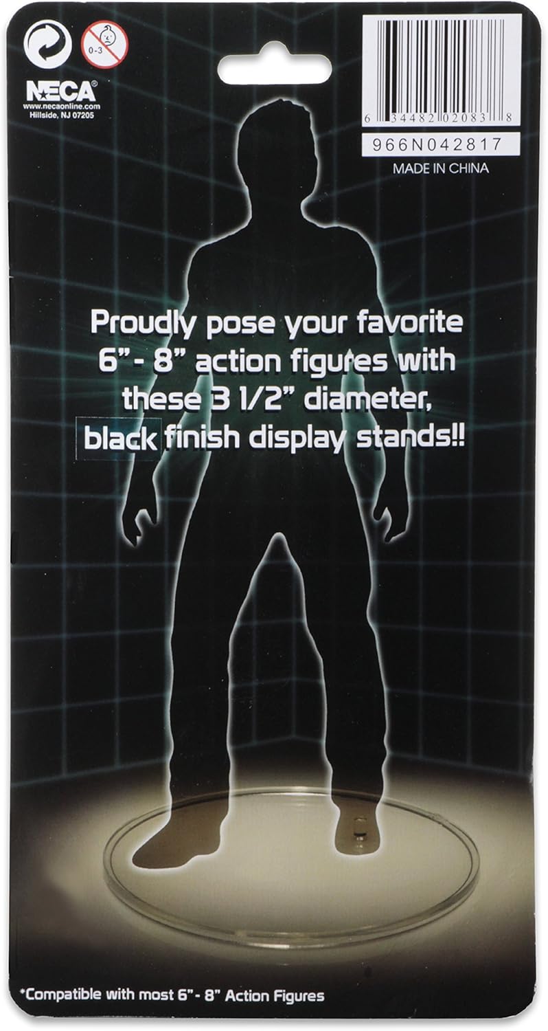 NECA - Black Figure Display Stand - Set of 10