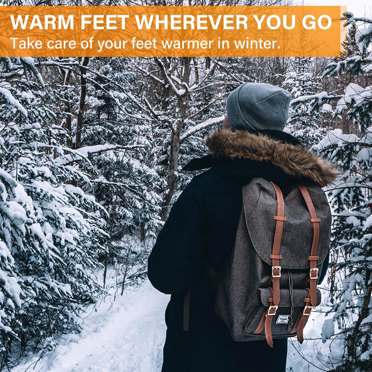 Dr.warm Rechargeable Heated Insoles, APP Remote Control Thermal Electric Insoles Battery Powered Foot Warmers for Men Women Outdoor Hunting Fishing Camping - Image 6