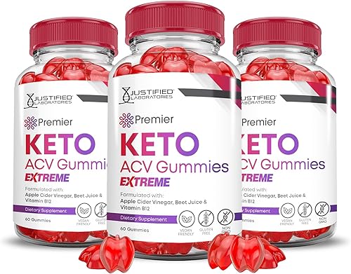Miniatura 7 de Paquete de 5 gomitas Premier Keto ACV Extreme de 2000 mg Premier Keto Gummies Vinagre de sidra de manzana formulado con jugo de granada remolacha en