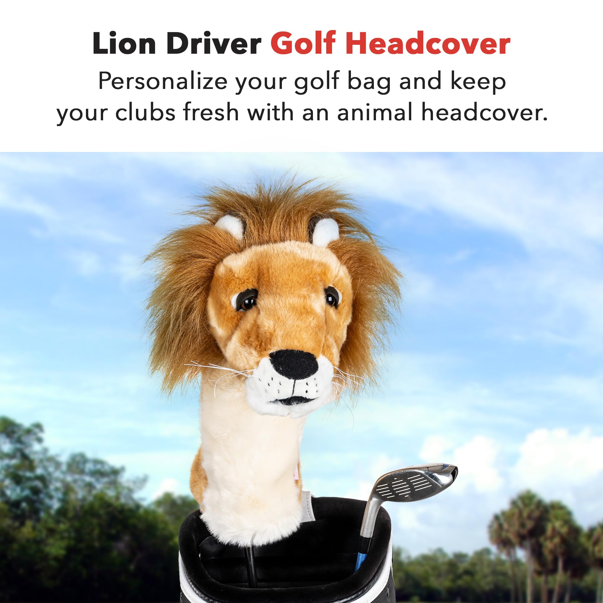 Daphne &#39;s Headcovers Daly Lionジョン・ヘッドカバー John Daly Lion Golf Headcover - Daphne's Headcovers