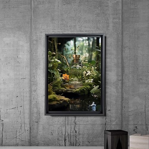 Miniatura 2 de Yoga Wall Art, Canvas Prints Yoga Meditation Studio Room Decorations Tie Dye Hippie Psychedelic Poster with Frame Meditating Peace Wall Art Hanging