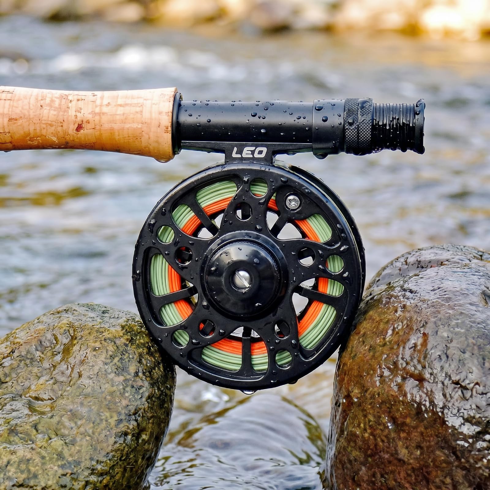 LIXADA Moulinet de Pêche en Alliage d'aluminium, Moulinet de Pêche à la Mouche, 3/4 / 5/6 / 7/8 Poids 2 + 1 Roulement à Billes, Gauche Droit Interchangeable Fly Reel