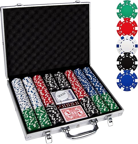 Comie 500-Piece Casino Chip Set