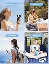 MERTTURM® Handheld Fan, Portable Mini Hand Fan, 3600mAh USB Rechargeable Turbo Fan[11H Cooling], Powerful Small Desk Fan with LED Display/5 Speed, Personal Foldable Fan for Home Travel Office Outdoor gallery image