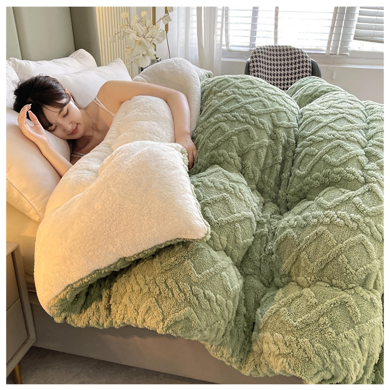 Couette d'hiver lavable en machine contre le froid nocturne 4kg