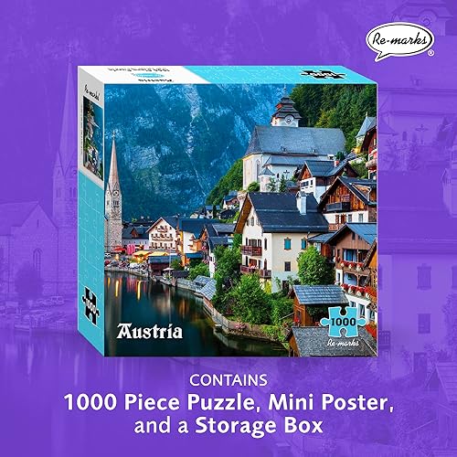 Miniatura 2 de Re-Marks Rompecabezas de Austria, rompecabezas grande de 1000 piezas para todas las edades