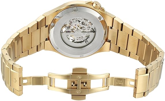 Amazon.com: Bulova Men's Classic Maquina Gold Tone Stainless