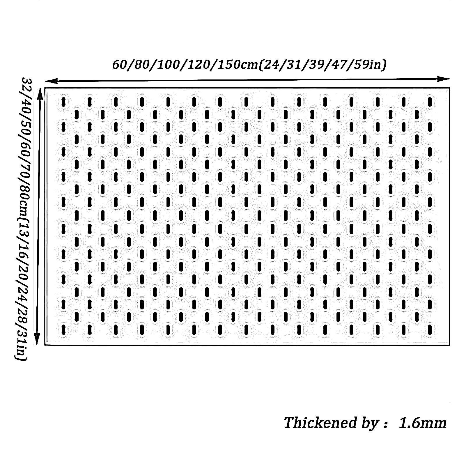 Balcone Pannelli Forati con 5 Ganci per Piante, Acciaio Inossidabile Organizzatori Parete con Pannelli Forati, Accessori Riporre Gli Attrezzi per Stanza Cucina(Black,100X32CM)