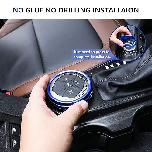 Miniatura 8 de Cubierta de perilla para interruptor de faros delanteros de aire acondicionado para Ford Bronco 2021 2022 2023 2024 2025 Nuevo Ford Bronco 24