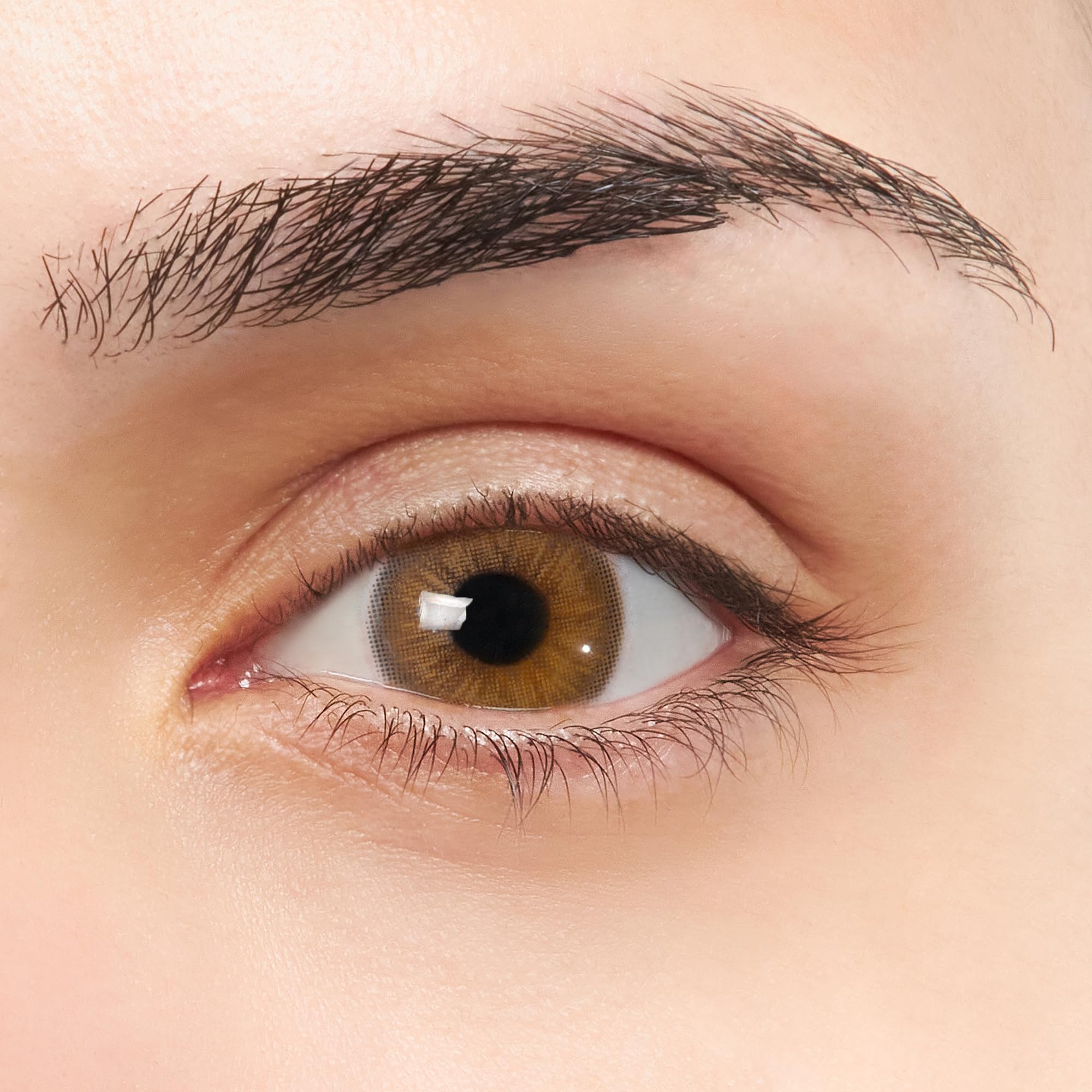 Granada VIP Lenti a contatto colorate Marroni design naturale 2 pezzi Annuali - Kit con porta lenti a contatto, pinzette e ventosa in silicone - Senza correzione 0.00 diottrie