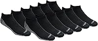 Dickies Men's Dri-Tech No Show Socks - Moisture Wicking, Cushioned, Arch Support, 6-12 Pack M-XXL