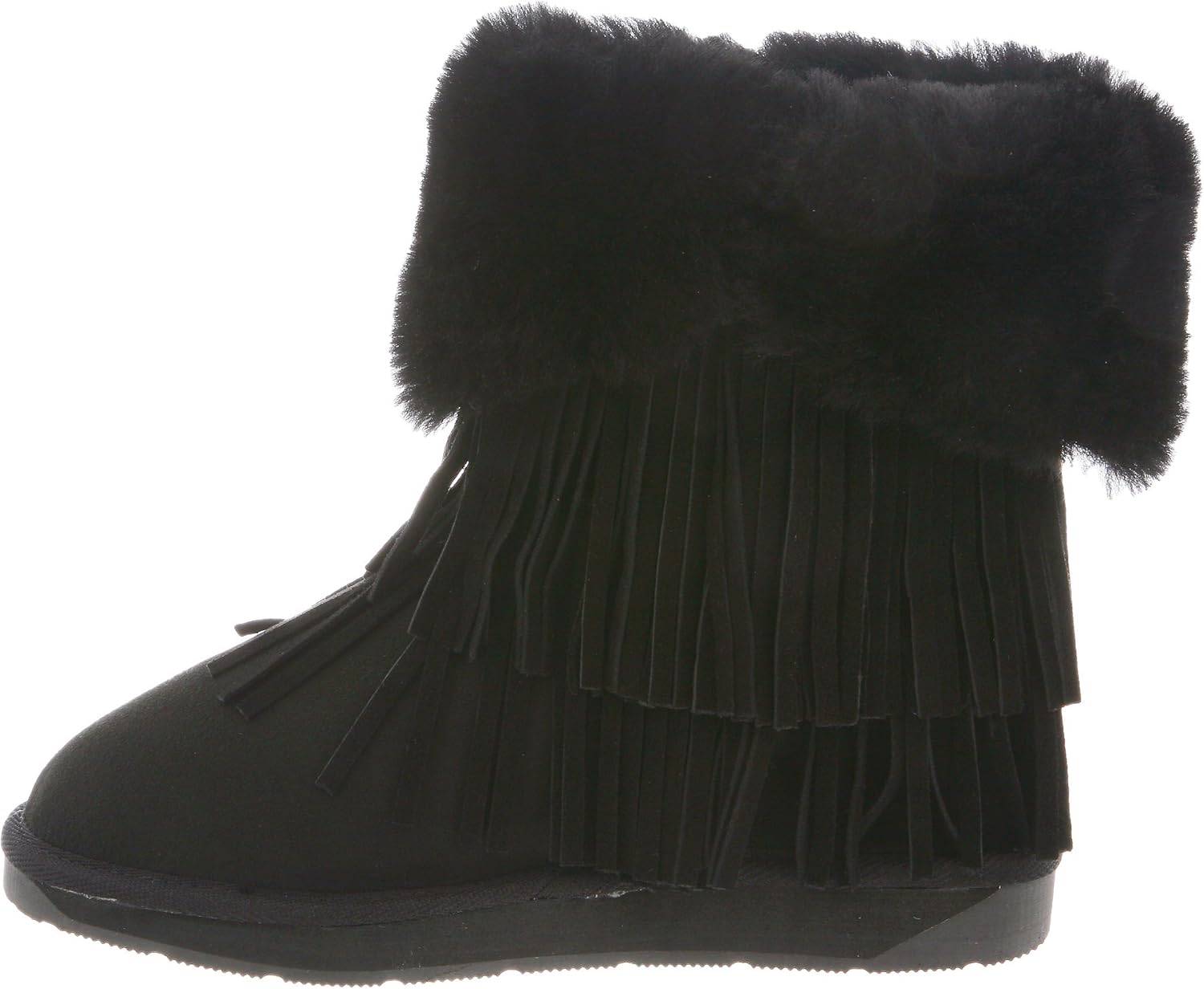 Rj's Fuzzies Cloud Nine Sheepskin Women's Classic Fringed Sheepskin Boot