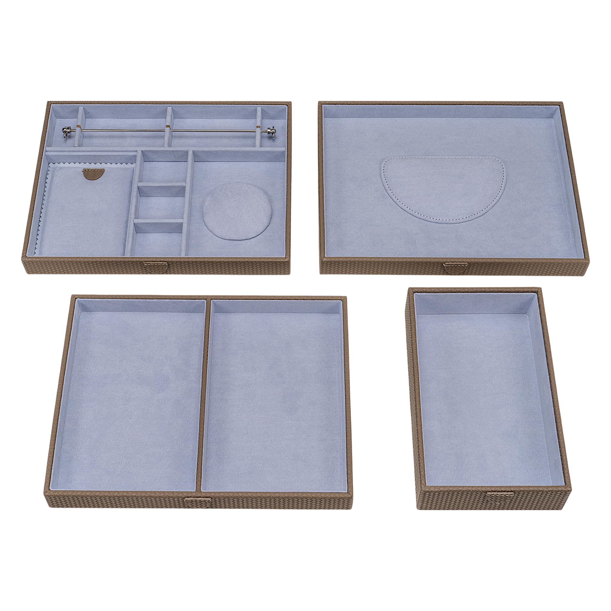 Windrose Szkatułka na biżuterię Corbello Jewelry case Mocca brązowa