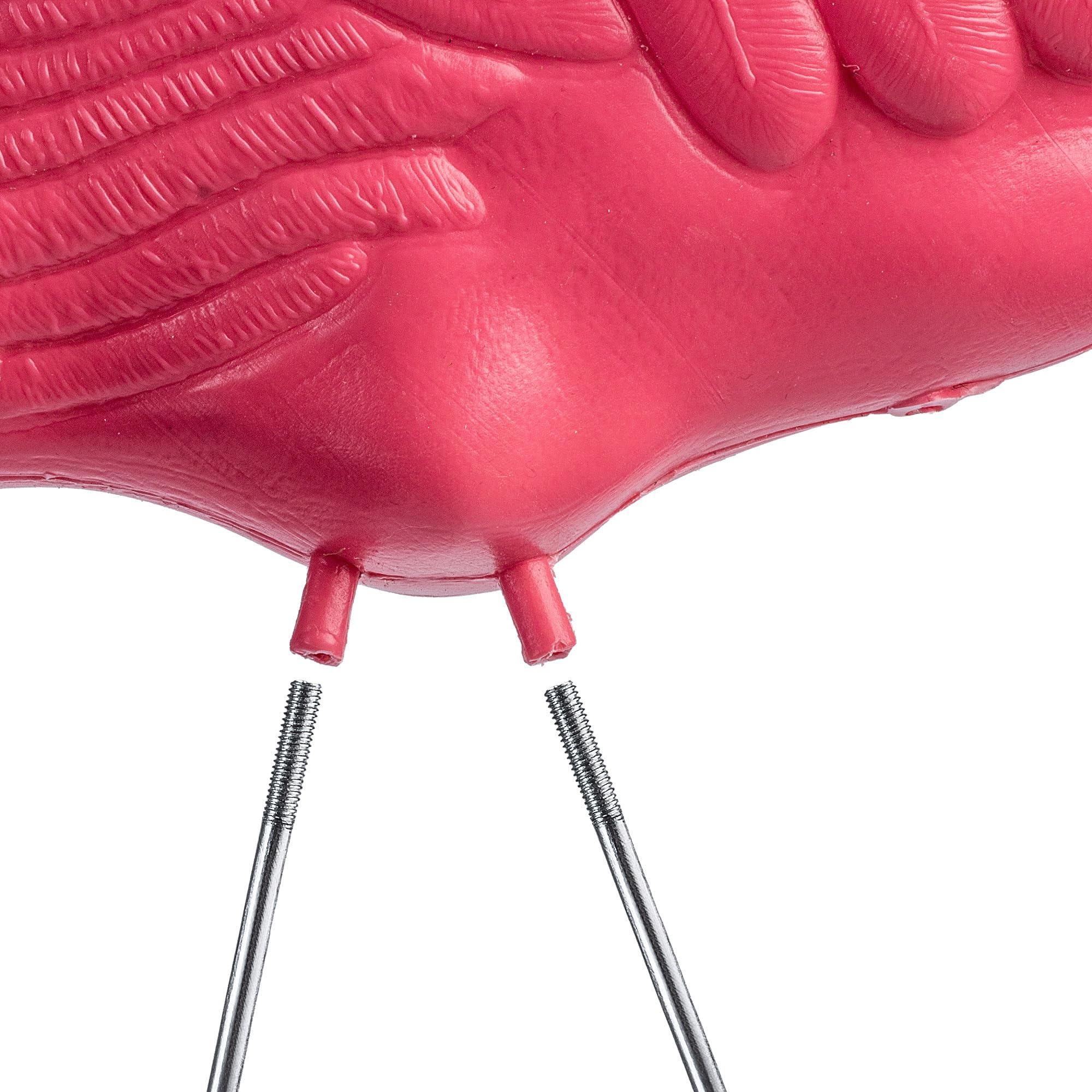KADAX Lot de 2 figurines de flamant rose de jardin de 83 cm - Flamant rose - Piquet de jardin en plastique - Figurine de jardin - Oiseau exotique - Figurine de bassin rose - Décoration de jardin pour