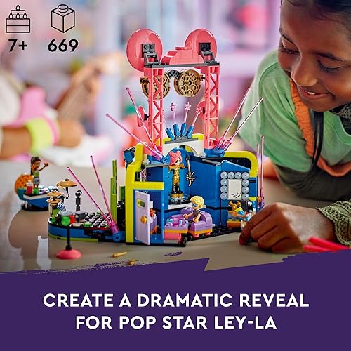 Miniatura 3 de LEGO Friends Heartlake City - Kit de construcción de espectáculos de talentos musicales, juguete musical socioemocional para que los niños jueguen