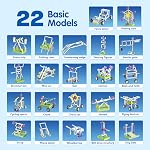 JOVA Klever Kits 36-in-1 Motor Robotic Kits, Make Your Own Kids Craft Kits Educational STEM Toys for Ages 8-13 Boys and Girls, Science Gifts for 8 Years Old