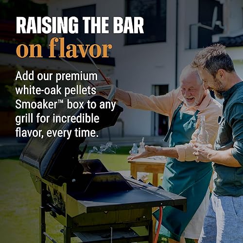 Miniatura 4 de Stoaked - Ahumador instantáneo, paquete de 6, pellets de madera de roble blanco, caja de ahumador desechable para parrilla de gas y carbón, tiempo