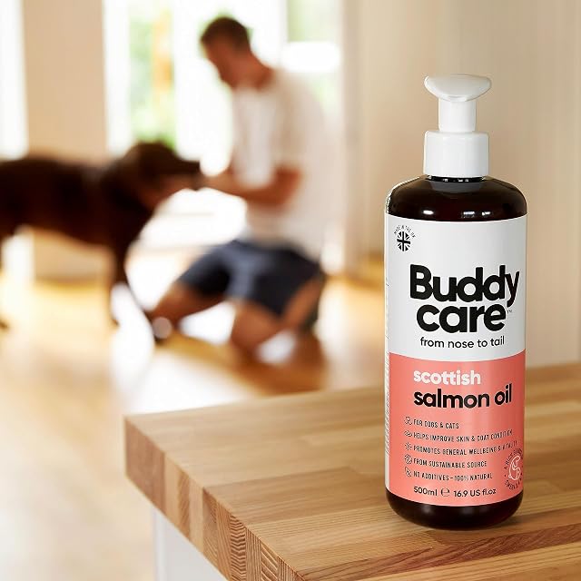 Foto 5 de 6 de Aceite de Salmón Premium Buddycare para Perros UK (500ml x2)