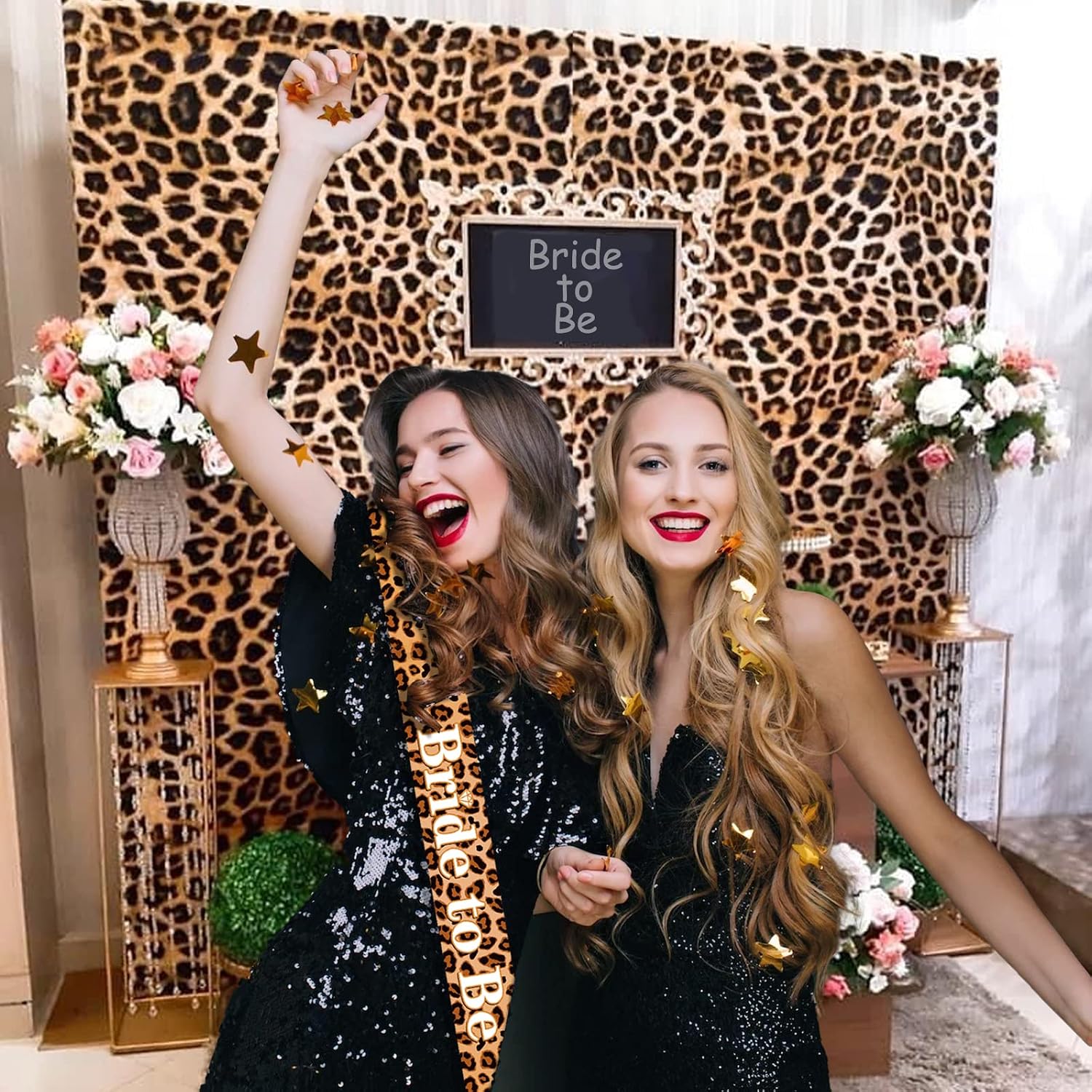 Cheetah Bachelorette Decoration Leopard Bachelorette Bride to be Sash Favor Sash Jungle Safari Bachelorette Party Decor for Women Wild Bachelorette Bridal Shower Engagement Bday Party Decor