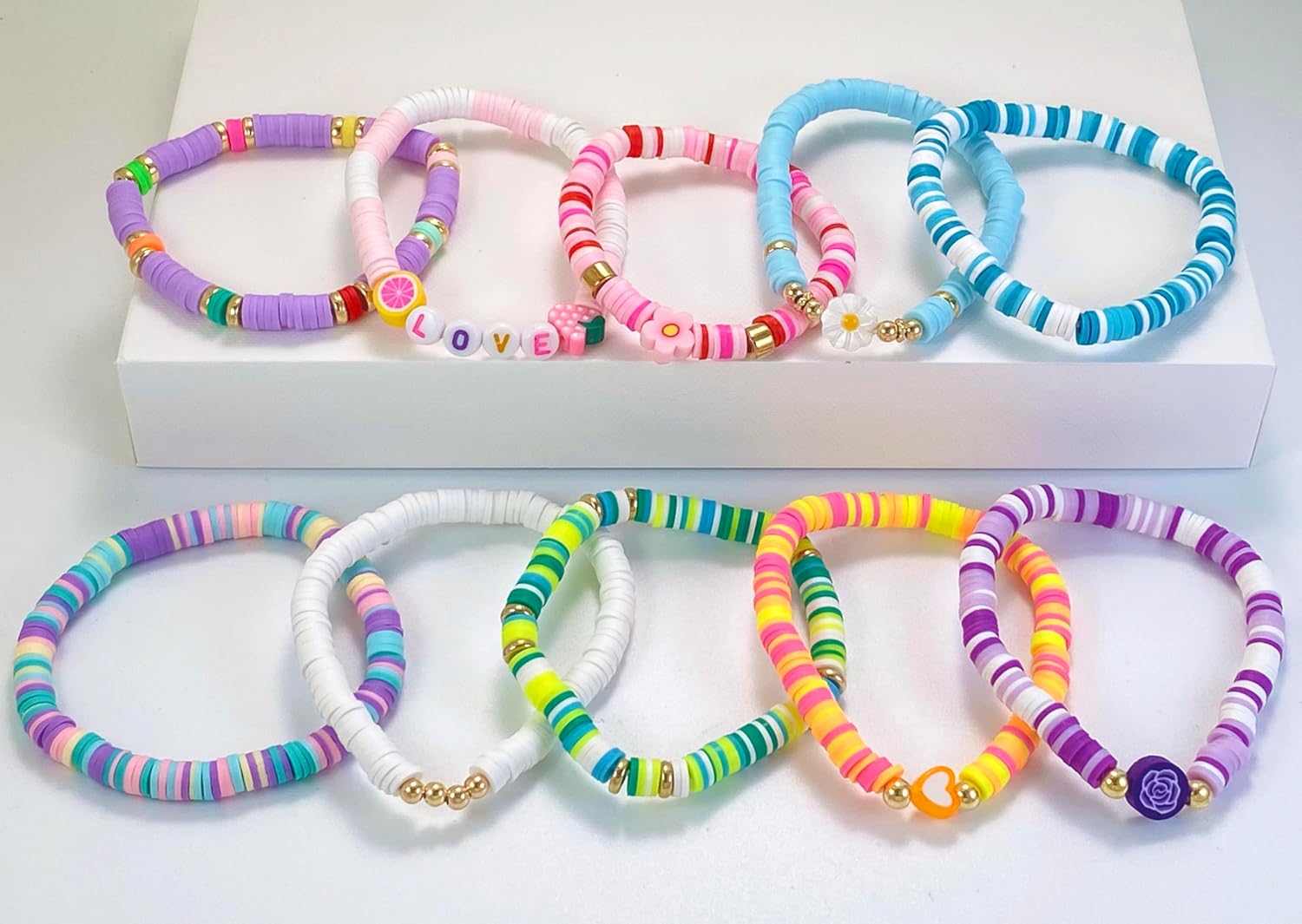 Sielevin 10 Pcs Kids Friendship Bracelets