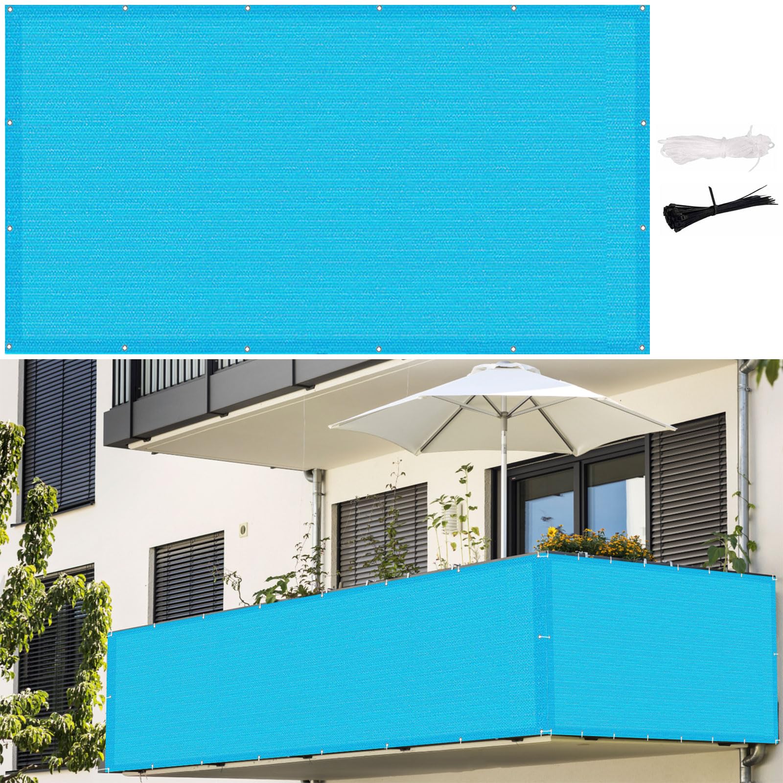 Cache vue balcon pour aménager un jardin intime et abrité