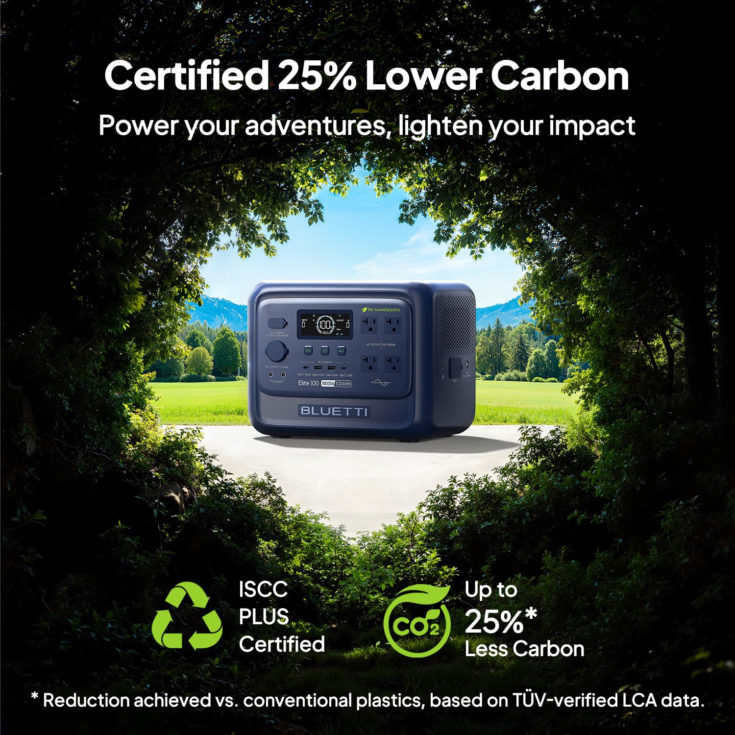 BLUETTI Elite 100 V2 Portable Power Station – 1024Wh, 1800W, Solar Generator - Image 3