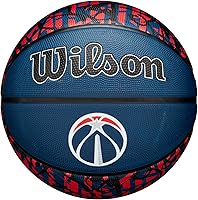 Vista 37 de Wilson NBA Team Balones de baloncesto con diseño de grafiti - Talla 7 - 29.5