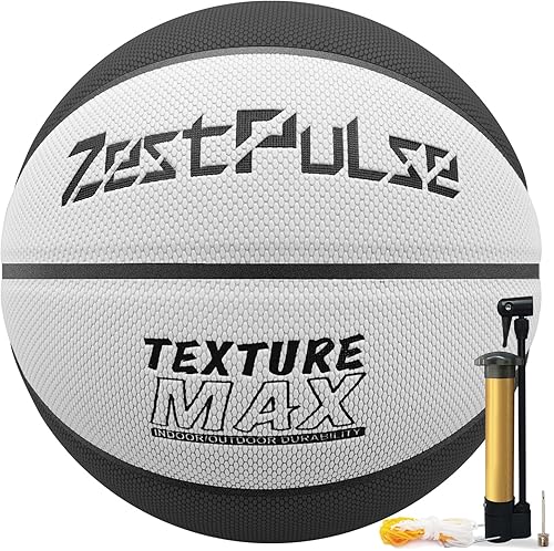 Ultra Grip - Baloncesto tamaño 7, piel compuesta que absorbe la humedad, pelota de baloncesto de 29.5 pulgadas para jugar en interiores y exteriores