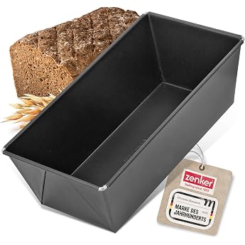 Zenker Loaf Tin Made Of Pure, Women's Loaf Tin 30 cm Non Stick Baking Mould (Colour: Black, Qty: 1