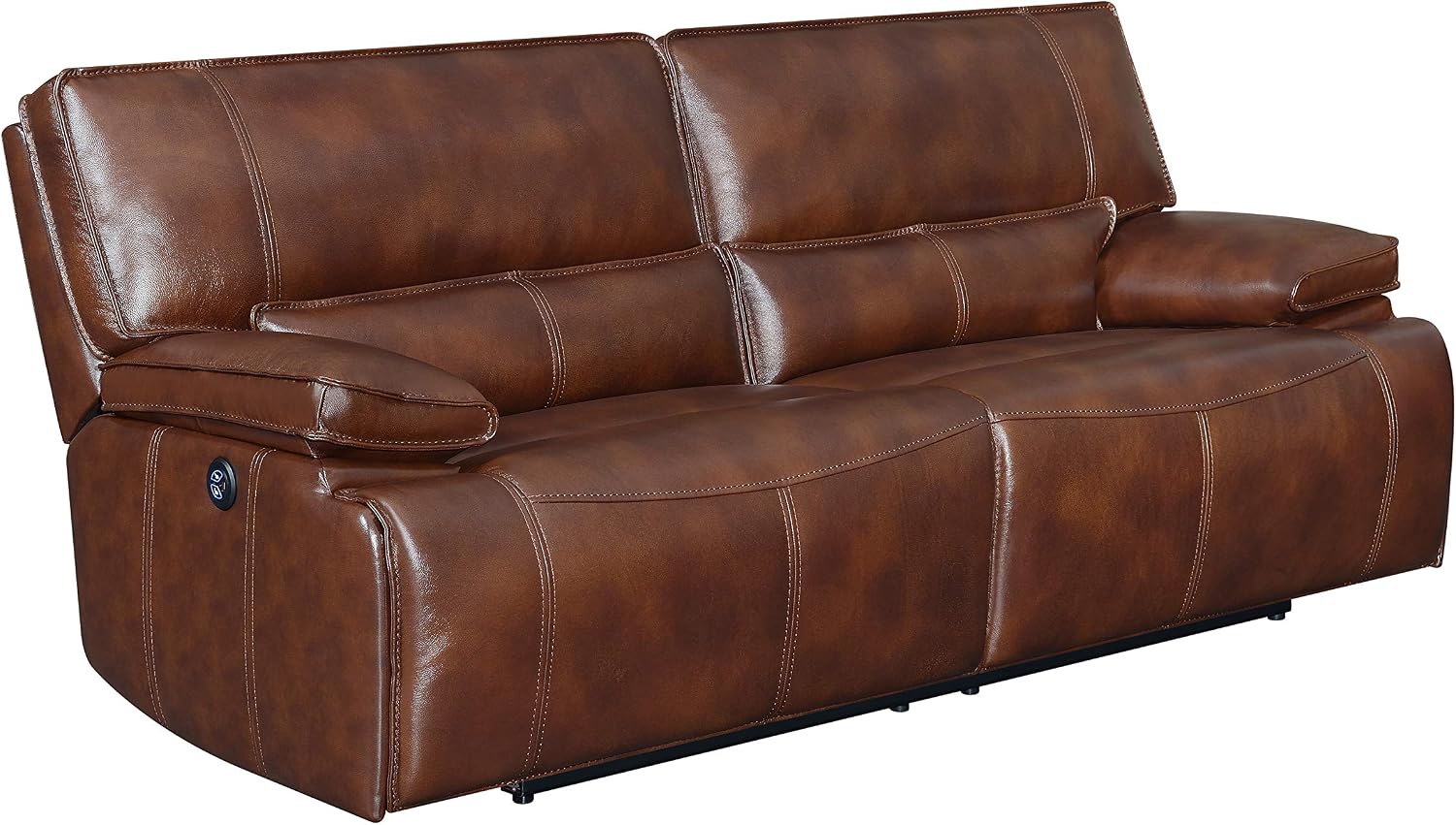 Coaster Home Furnishings Southwick Pillow Top Arm Power Saddle Brown Sofas (610411P)