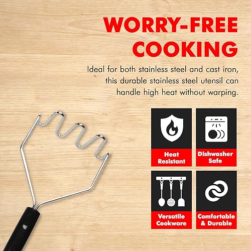 Vista 77 de Chef Craft Select Turner/Spatula, 10.5 pulgadas, acero inoxidable