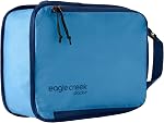 Eagle Creek Pack-It Isolate Compression Cube - Lightweight Compression Cube for Optimizing Luggage Space - Easy-Grab Zipper - Convenient Top Handle - Recycled Materials - Small - Blue Dawn