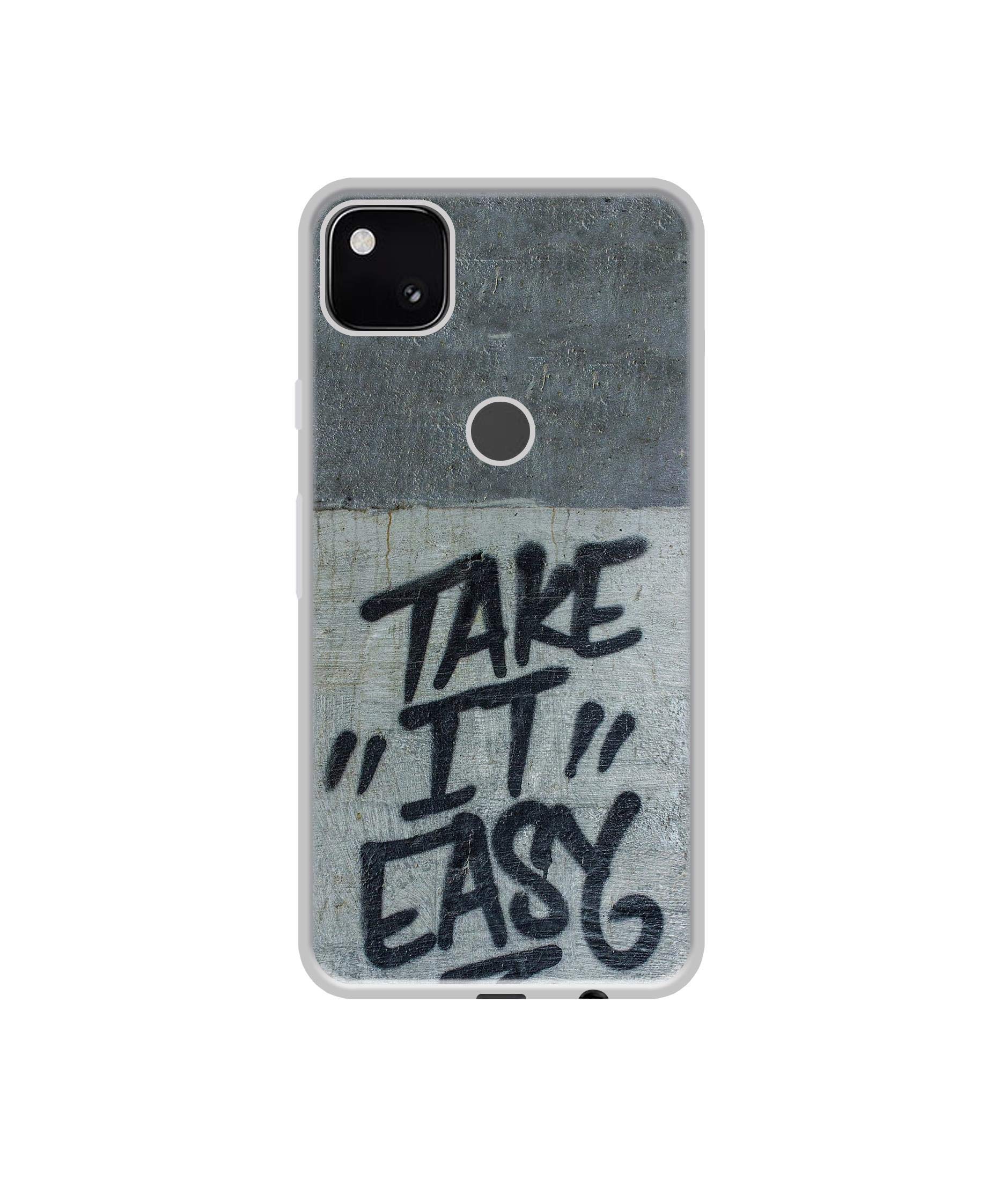 Amazon Brand - Solimo Designer Take It Easy UV Printed Soft Back Case Mobile Cover for Google Pixel 4A (B08SRQVT5N) Amazon Price History, Amazon Price Tracker