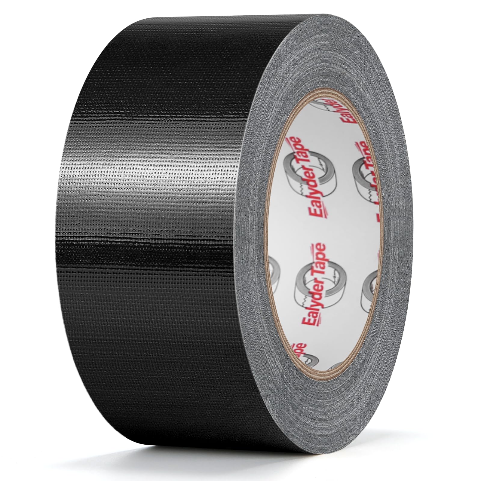 Ealyder Tape Professional Heavy-Duty Duct Tape 50 mm x 27.4 m, Waterproof Cloth Gaffer Tape for Indoor/Outdoor Use, Repairs, Bundling, Sealing & DIY, 1 Roll - Black
