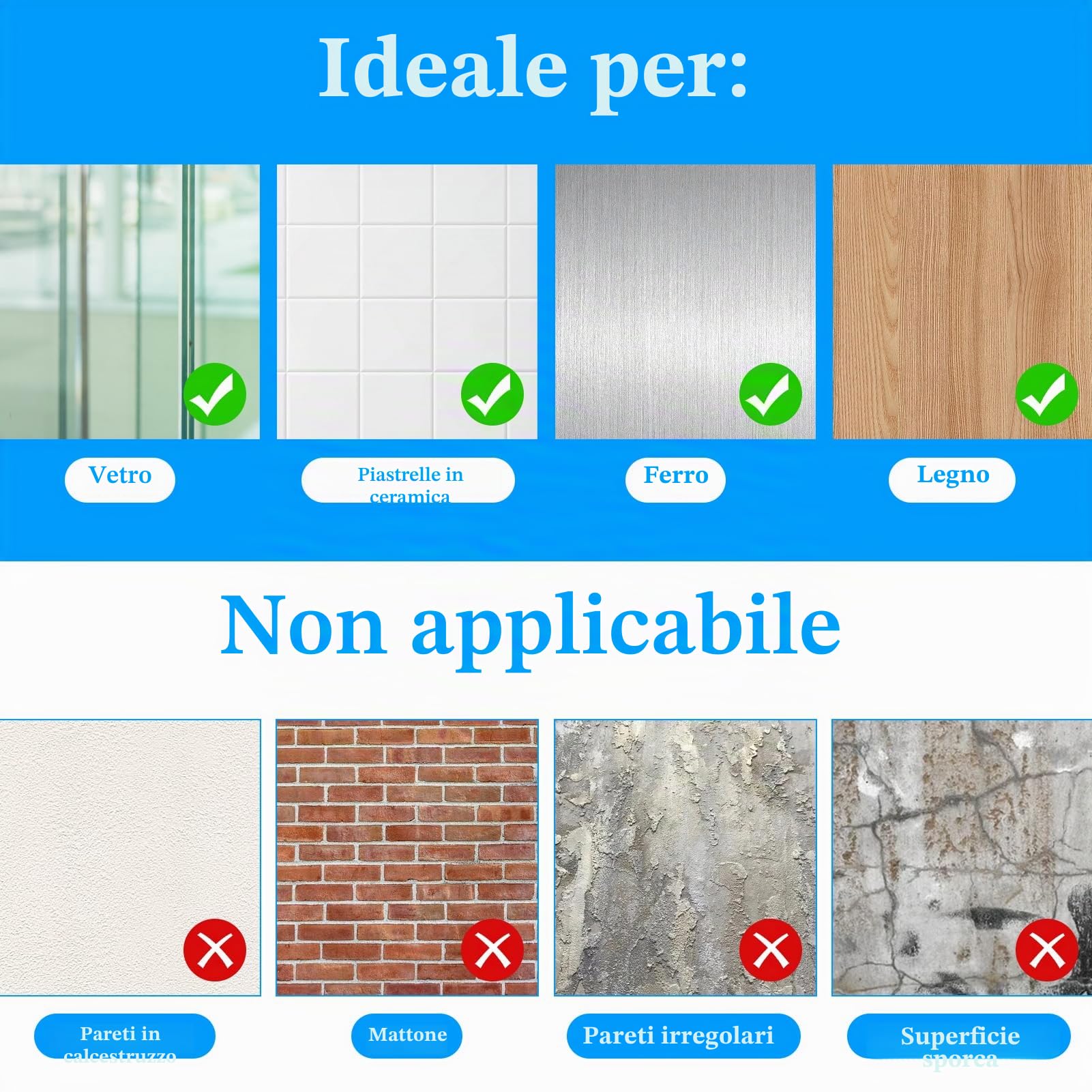 Nastro sigillante autoadesivo per porte e finestre, strisce di tenuta per porte, 5 cm x 10 m, impermeabile, trasparente, resistente alle intemperie, per interni e esterni, antivento, paraspifferi per