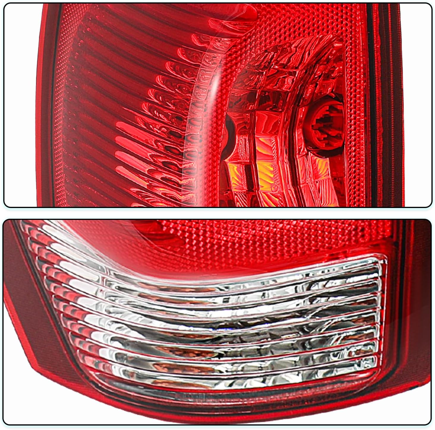 For 2002-2006 Chevy Avalanche 1500 2500 Brake Taillight RED Rear Rear Outer Brake Taillight Taillamp Replacement Driver Side Only
